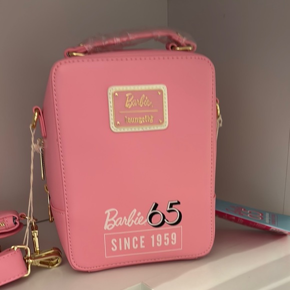 Barbie Handbags - Barbie Pink Mini Crossbody Bag with Gold Chain